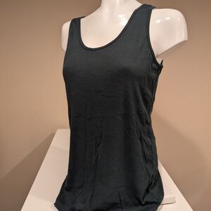 Sonoma Black Fitted Sleeveless Tank Top
